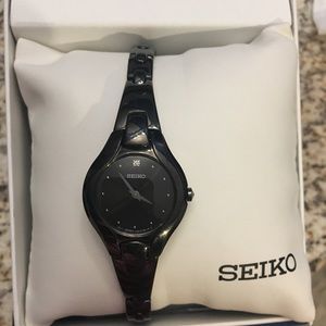 Brand new seiko watch in box with tags